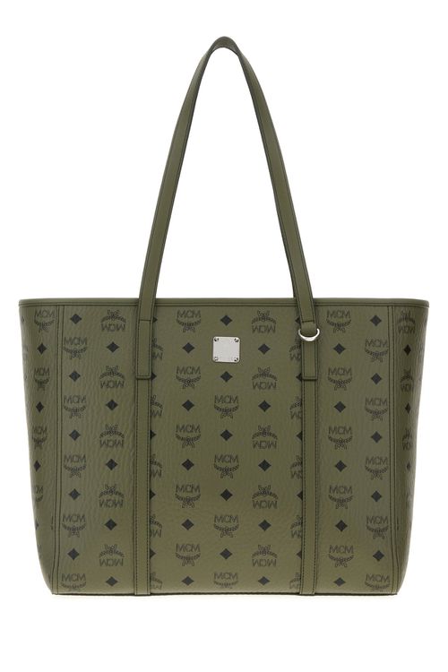 MCM Printed canvas Toni shopping bag