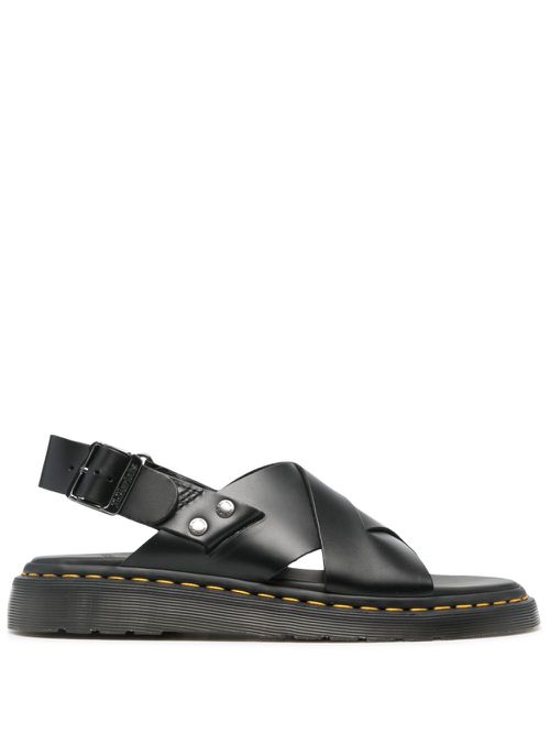 Zane Brando leather sandals - Black