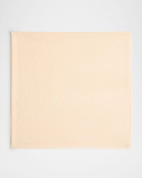 Toute La V Logo Jacquard Shawl