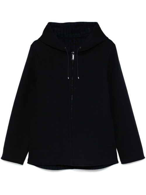 Zip-up hooded jacket - Blue