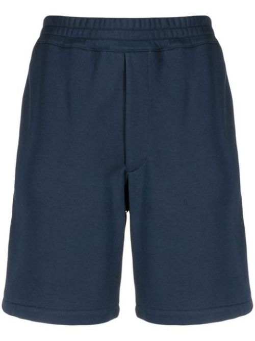 Logo-tape track shorts