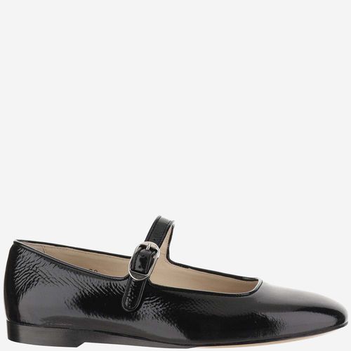 Leather Mary Jane Ballet Flats