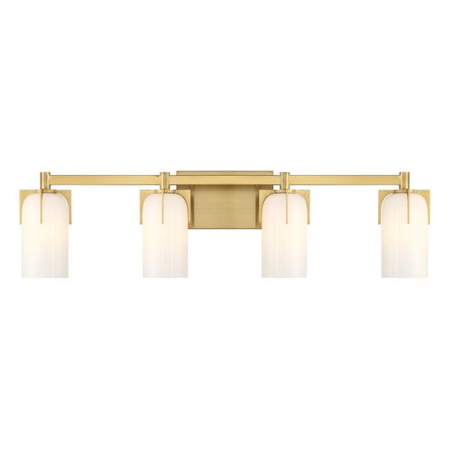 Caldwell 4-Light Bathroom Vanity Light in Warm Bra