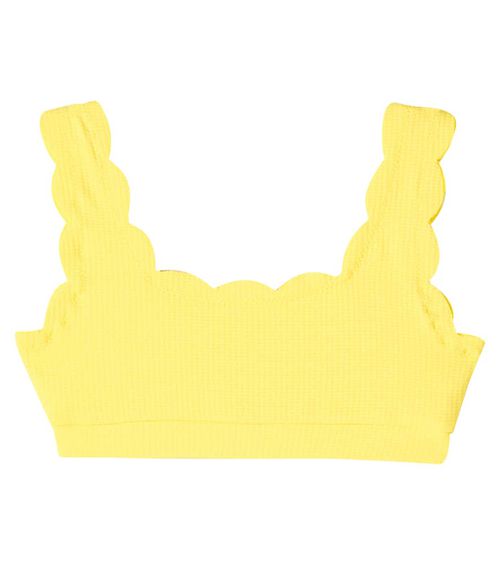 Palm Springs scalloped bikini top