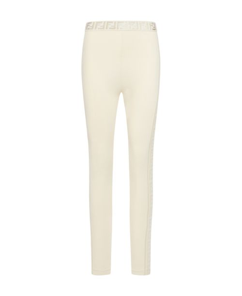 FF-logo print leggings