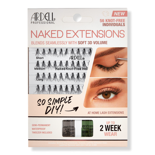 Naked Extensions Kit, Combo Individual Lashes