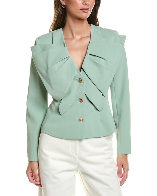 Ruffle Front Jacket