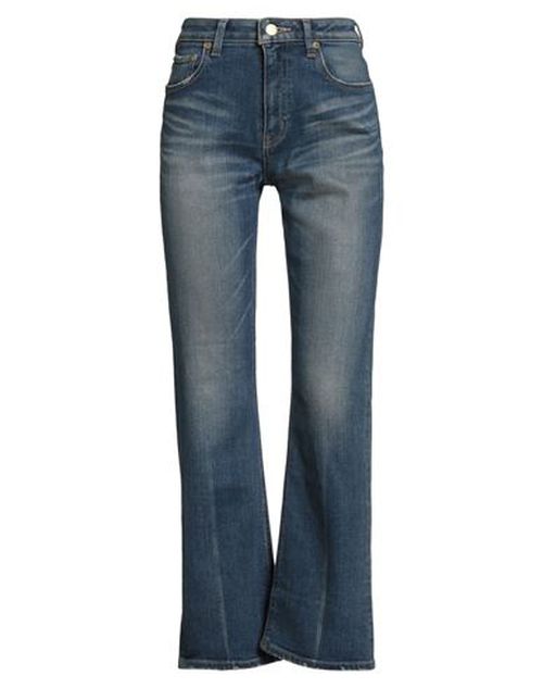 Tu Es Mon Trésor Woman Jeans Blue Size 24 Cotton, Polyester, Polyurethane