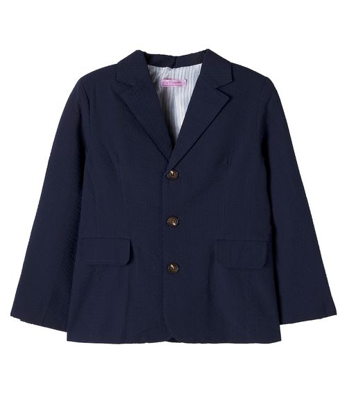 Sybil cotton seersucker blazer