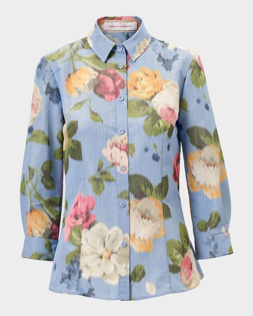 Ana Floral Button-Down Shirt