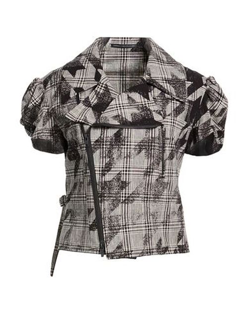 Woman Jacket Grey Size 2 Cotton, Linen