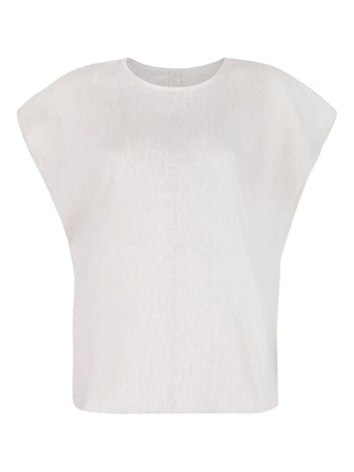 Stretch Linen Top Clothing