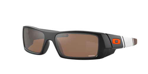 Oakley Man Sunglass Cleveland Browns Gascan® - Frame color: Matte Black, Lens color: Prizm Tungsten