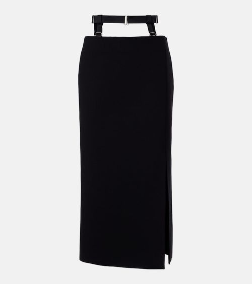 Cutout pencil skirt