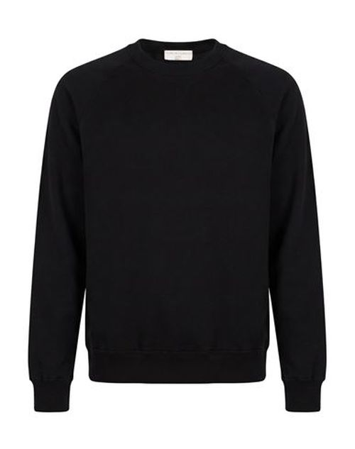 Man Sweatshirt Black Size 40 Cotton