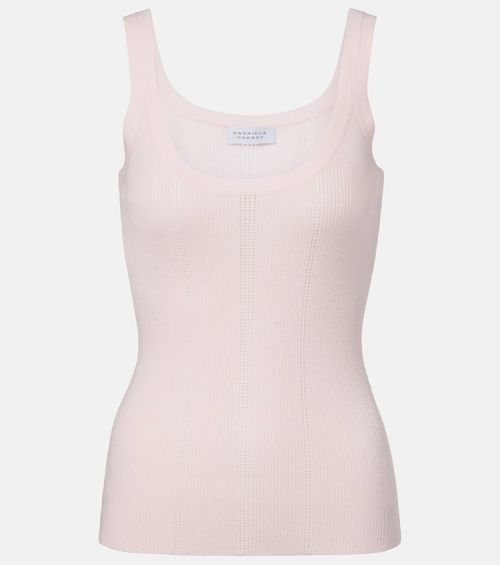 Lucy rib-knitted wool tank top