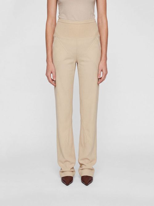 Pants Woman color Beige