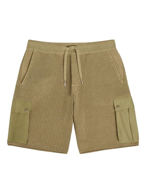 Coby ribbed cargo shorts - Green