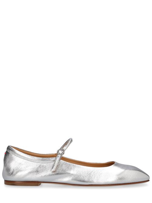 10mm Uma Laminated Leather Ballerina