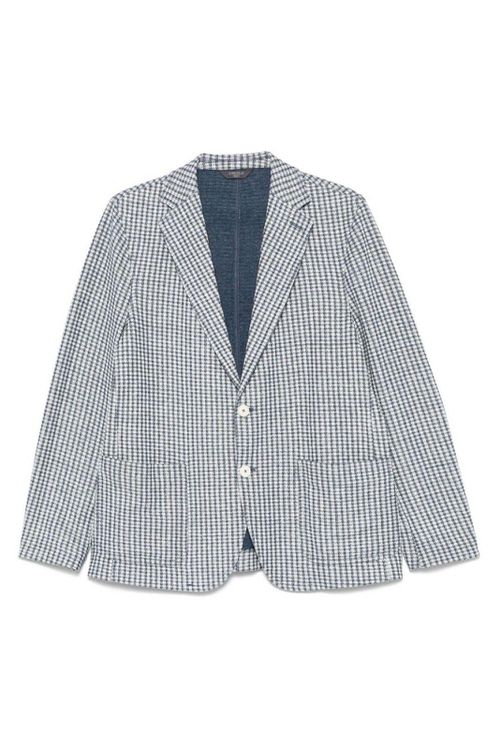 Checkered Blazer Jacket