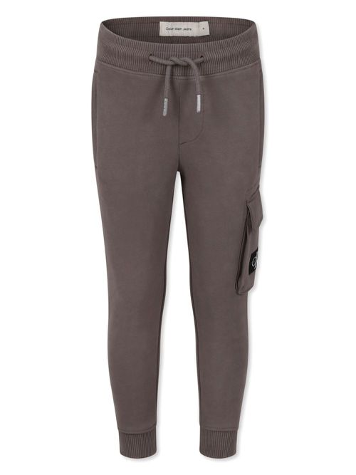 Logo-appliqué track pants - Brown