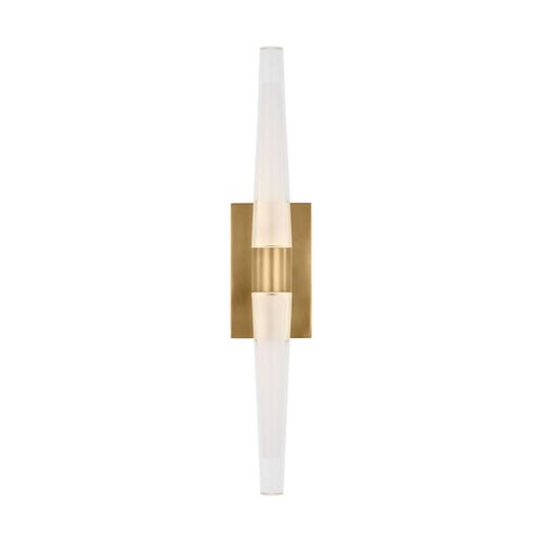 Natural Brass LED Wall Sconce from the Lassell Collection