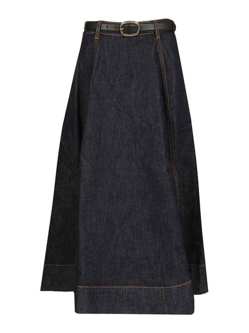 Denim Midi Skirt