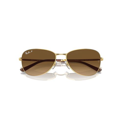 Ray-Ban Rb3733 Sunglasses Arista Gold Frame Brown Lenses Polarized 56-17