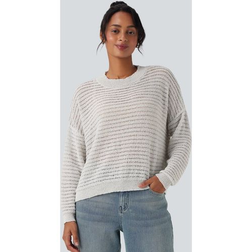 Halara Round Neck Dropped Shoulder Relaxed Casual Jumper - Sage Grey