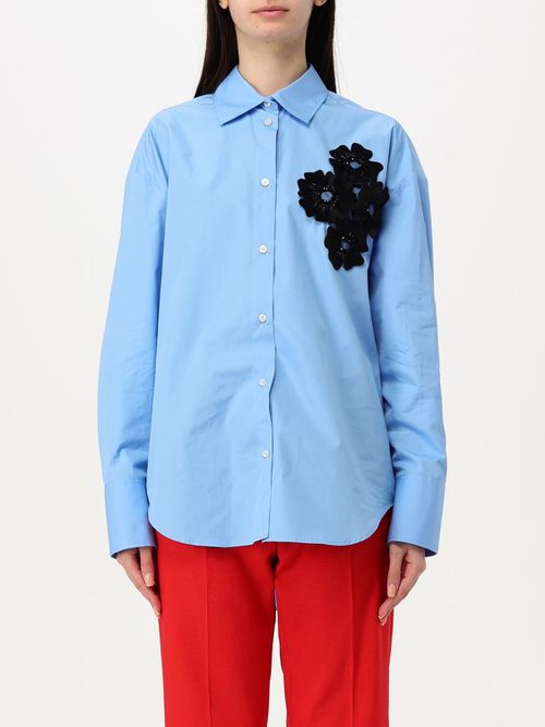 Shirt MSGM Woman color Blue