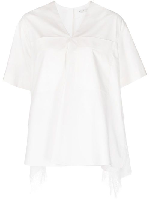 Short sleeve blouse - White