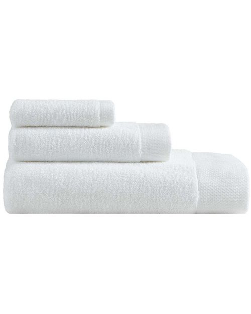 Calvin Klein Entwine Solid Cotton Terry 3Pc Towel Set