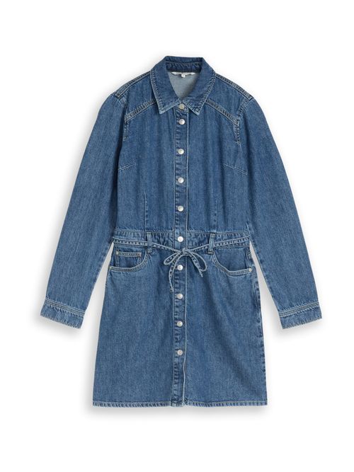 TOM TAILOR DENIM Abito camicia blu