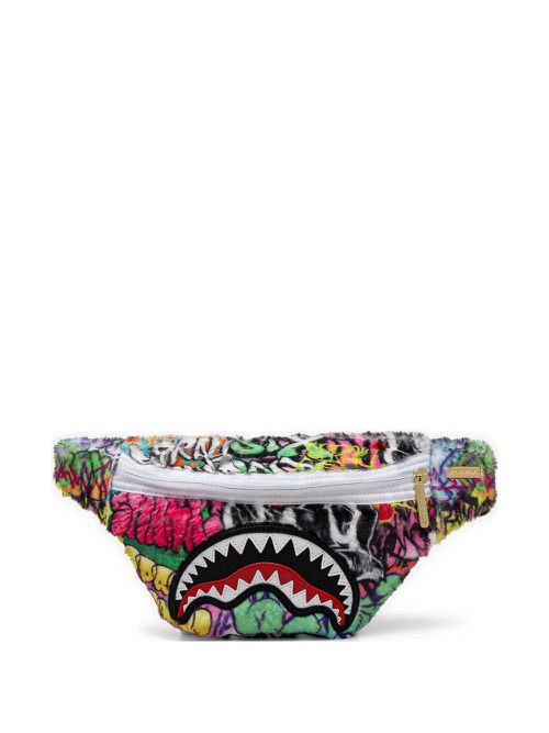 Sprayground Le Monde Ded Graffitis Savvy belt bag - Green