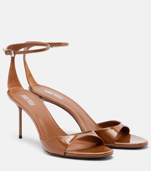 Lidia 70 patent leather mules