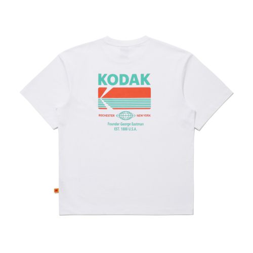 Breeze Pop Aerocool Big Graphic Short Sleeve T-Shirt WHITE