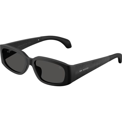 Moncler Unisex Moncler ME6014U LUMIN 300187 Gafas de sol Acetato Negro Gris Cuadrada Norma
