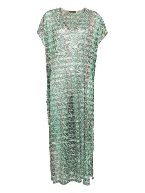 V-neck dress - Green