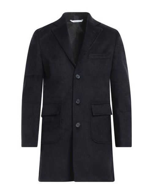 Man Coat Midnight blue Size 38 Polyester, Viscose, Wool