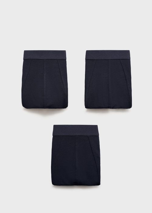 3-pack combined briefs dark navy - Man - 