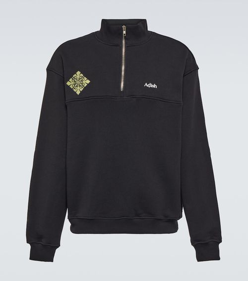 Logo cotton jersey sweatshirt
