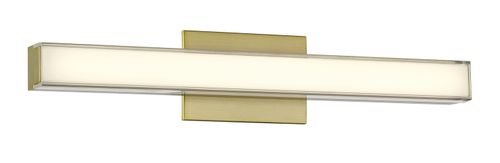 Ashen Brass LED Bathroom Bathroom Vanity Light Bathroom Vanity Light from the Vantage Collection
