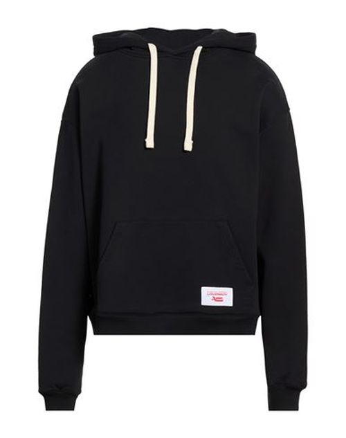 Man Sweatshirt Black Size L Cotton