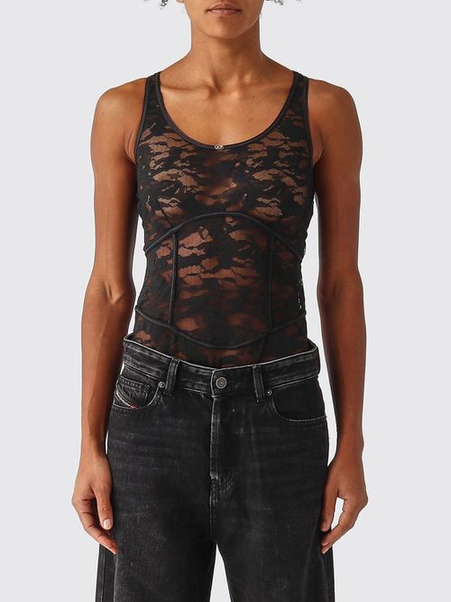 Bodysuit Woman color Black
