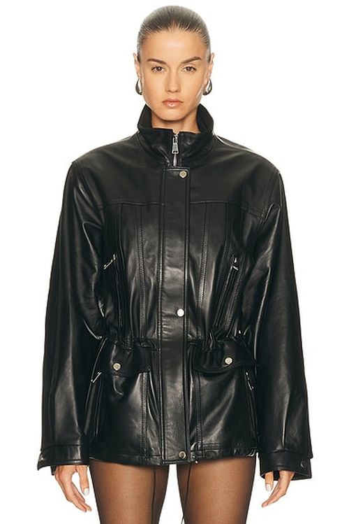 Karen Arcanjo Lua Jacket in Black - Black. 38/40 also in