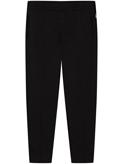 Struma Merino tapered trousers - Black