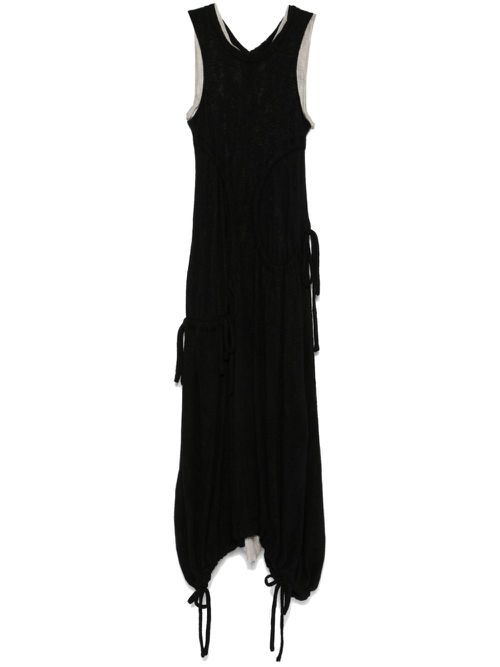 Layered maxi dress - Black