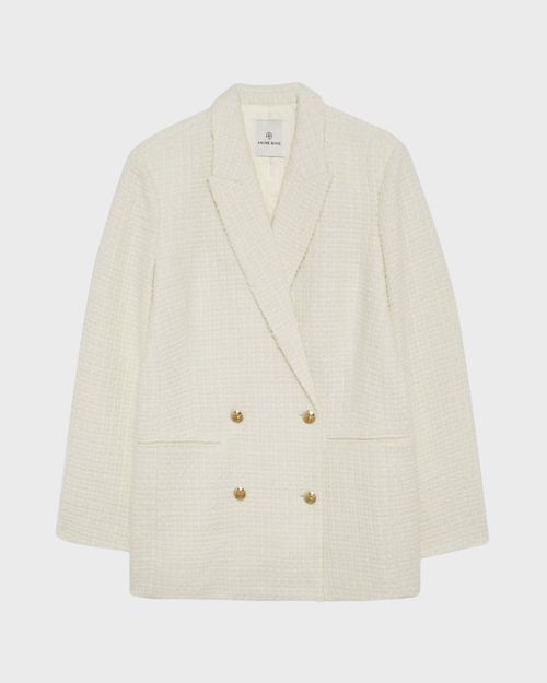 Anine Bing Jasmine Blazer Ivory