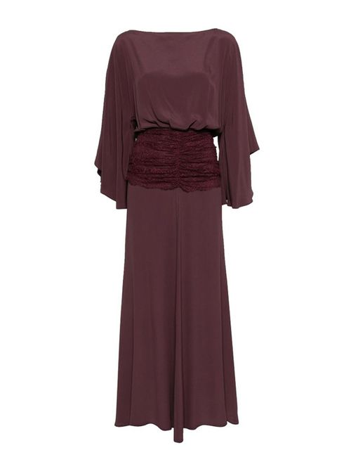 Radicchio long dress