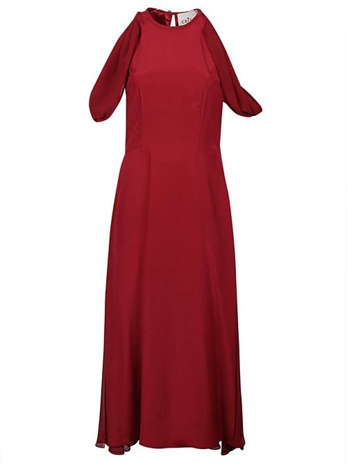 Silk Midi Dress